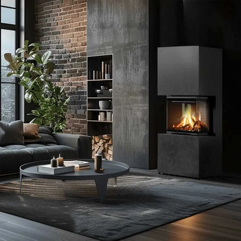 Focar modular NBC 8kW S Fokos Grafite - samota neagra (5).jpg